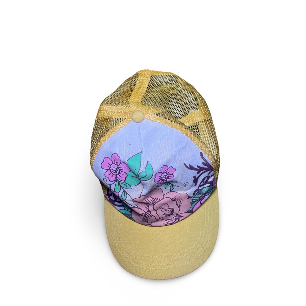 Floral Kids Cap with Mesh Back